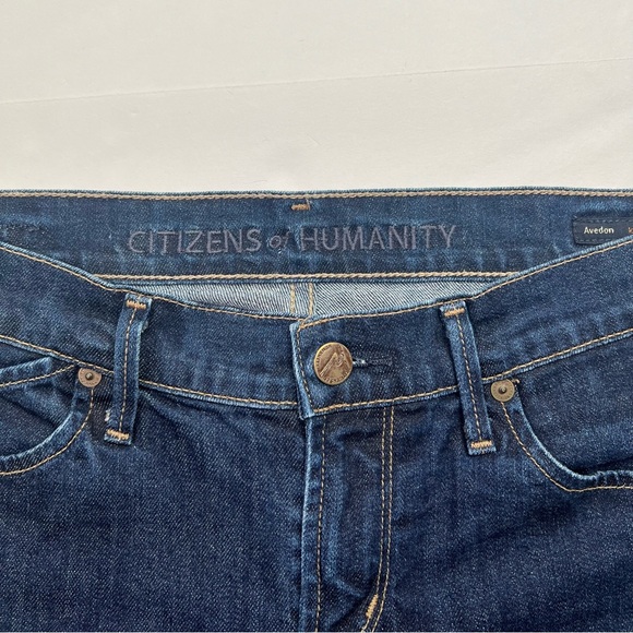 Citizens of Humanity Avedon Low Rise Skinny Jeans - dark wash, size 27 - Picture 4 of 13